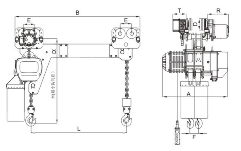 HHBB Twin Hook Design Drawing