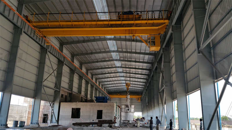 Installation and testing of double beam overhead crane