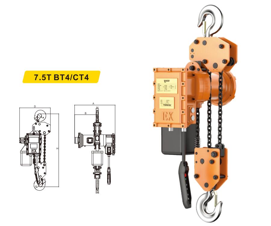 OREP Hook Type electric chain hoist