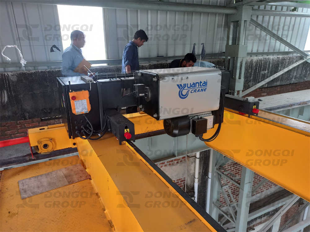 QDX type 10 ton double beam bridge crane