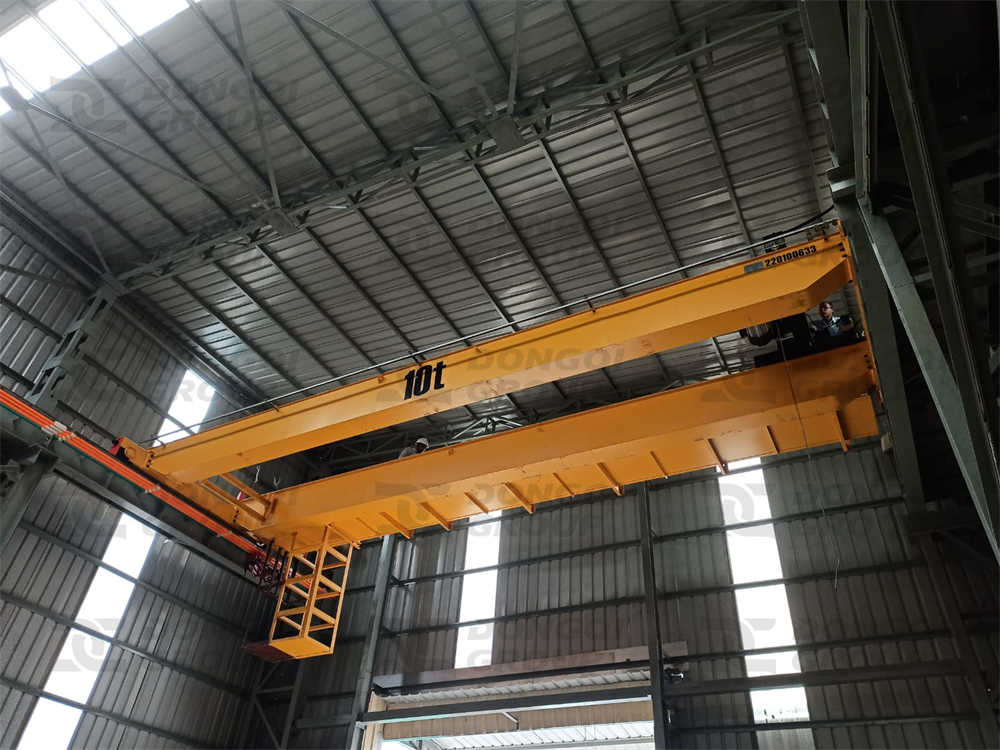 QDX type 10 ton double beam bridge crane