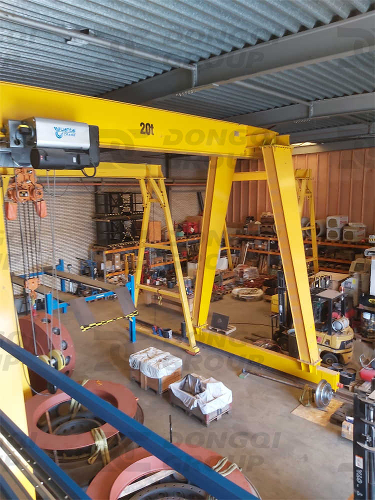 20 ton gantry crane load test