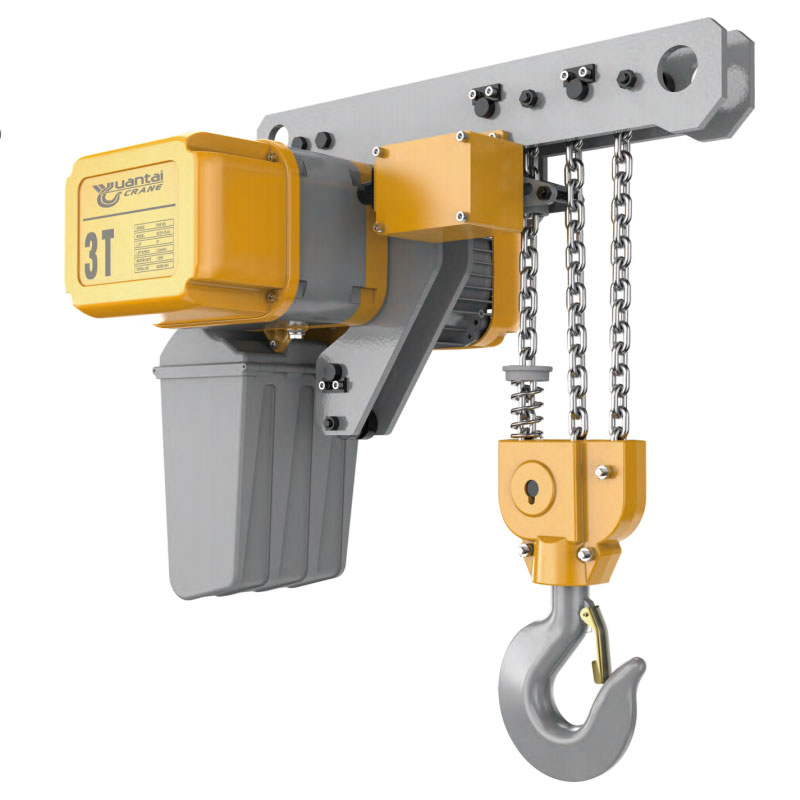 3 ton electric chain hoist with ultra low fixed