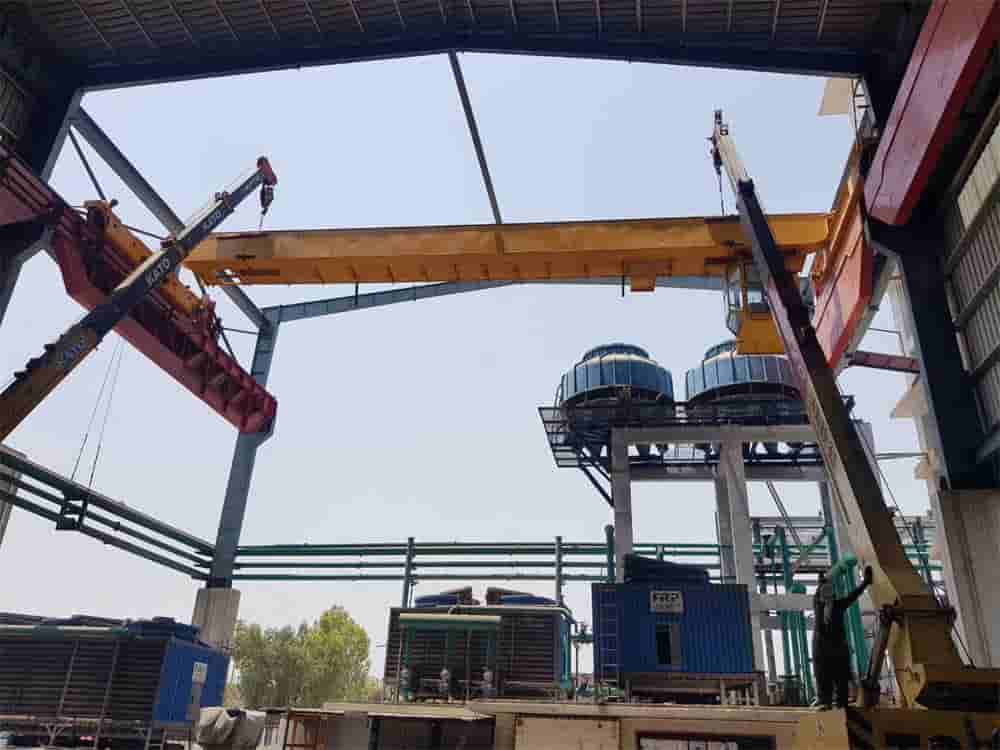 20T QN Dual Purpose Overhead Crane Installation Photo in Pakistan
